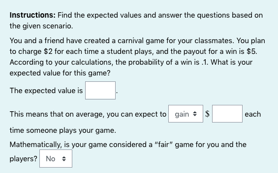 Dice: Finding Expected Values of Games of Chance - Video & Lesson  Transcript