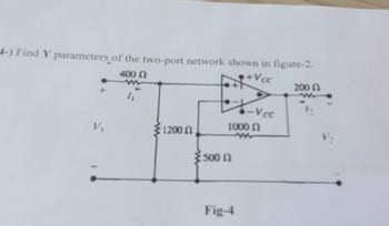 Answered: Find Y Parameters Of The Two-port… | Bartleby