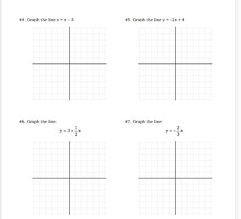 graph this line y 6 4 x 7