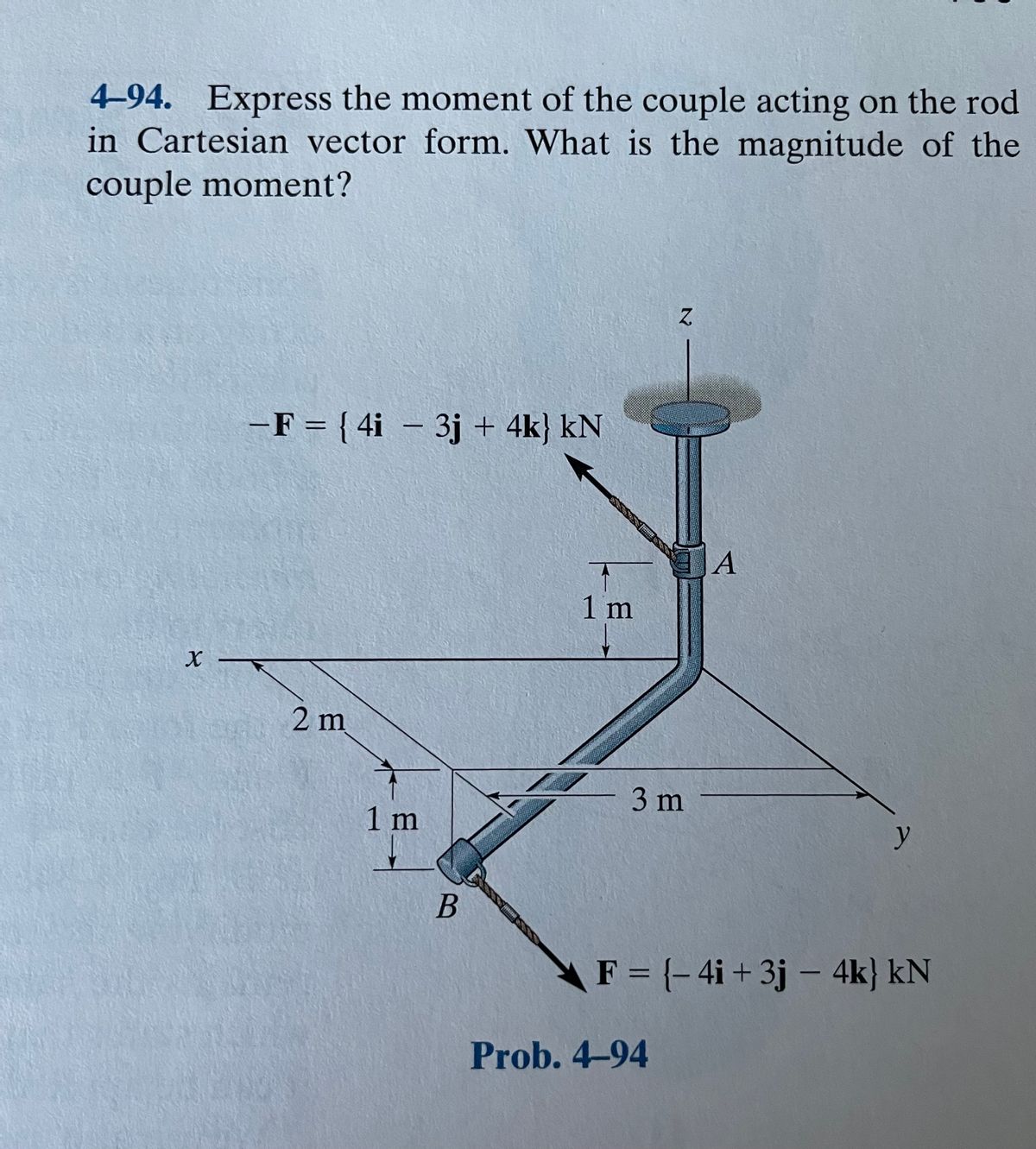 Solved 3-37. ﻿The force F={6i+8j+10k}N ﻿creates a moment