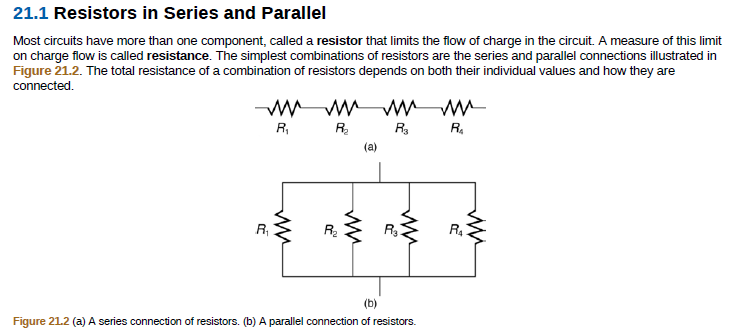 Answered: 21.1 Resistors In Series And Parallel… | Bartleby