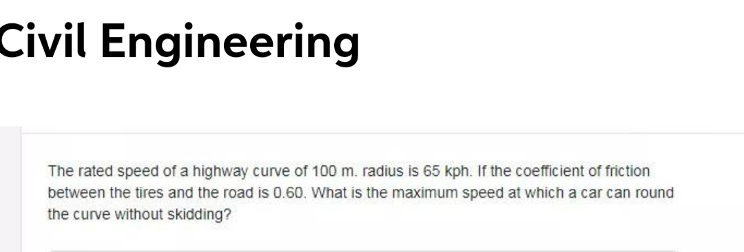 Answered: Suppose the rated speed of a highway…