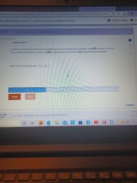 zy Section 7.1 - MAT 240: Applied S X
ps://learn.zybooks.com/zybook/MAT-240-14373-OL-TRAD-UG.22EW4/chapter/7/section/1?content_resource_id=5.
40: Applied Statistics home > 7.1: Hypothesis test for a population proportion
E zyBooks catalog
Не
CHALLENGE
ACTIVITY
7.1.3: Hypothesis test for a population proportion
87674.1891676.qx3zqy7
Jump to level 1
A software company is interested in improving customer satisfaction rate from the 64% currently claimed.
The company sponsored a survey of 280 customers and found that 193 customers were satisfied.
What is the test statistic z? Ex: 1.23
Check
Next
Feedback?
ALLENGE
TIVITY
7.1.4: Excel: Hypothesis test for a population proportion
74°F A
PriSc
Insert
F8
F9
F10
F11
F12
F5
F6
F7
D- D- D
