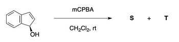 ОН
mCPBA
CH2Cl2, rt
S
+
T