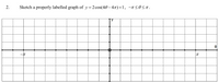 2.
Sketch a properly labelled graph of y=2 cos(40–47)+1, -x<0<a.
ry
IT
