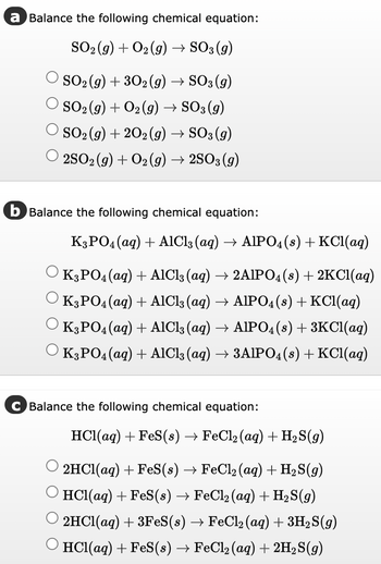 Answered: SO₂(g) + O2(g) → SO3(g) SO₂(g) + 302… | Bartleby