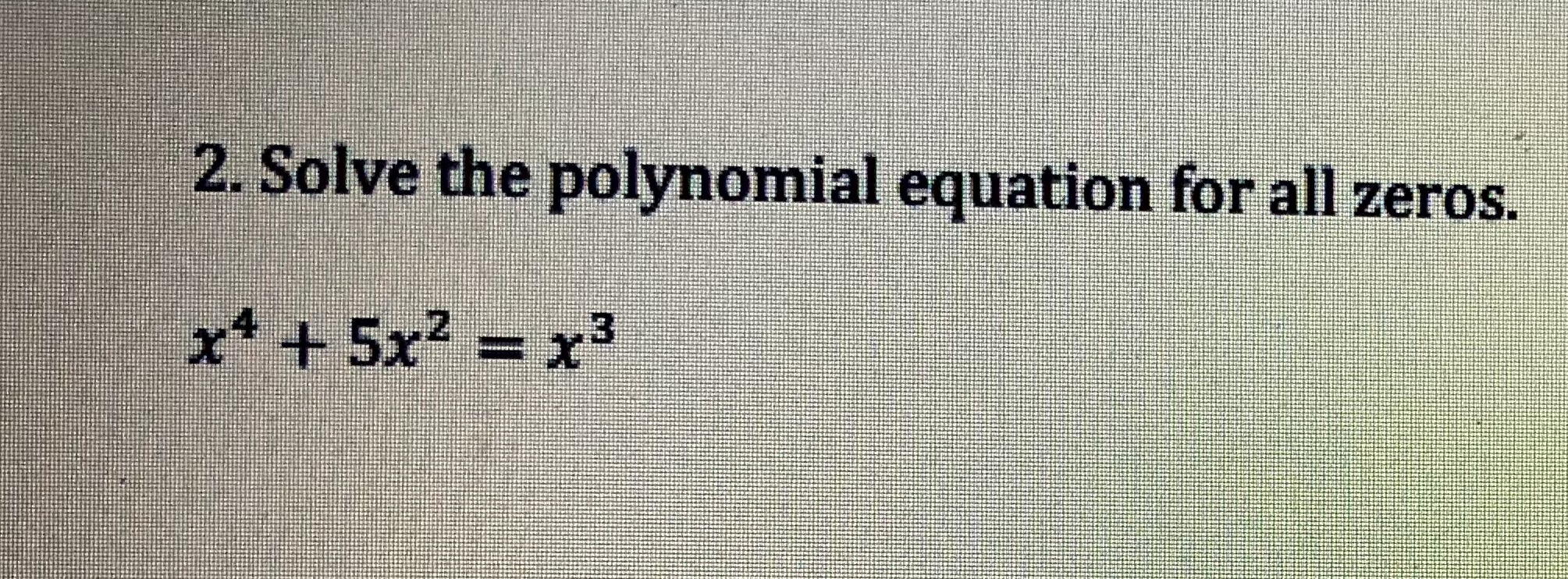 solve the equation x 2 4x 5 0 for zeros