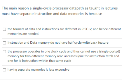 Solved Update the datapath of the single cycle RISC-V