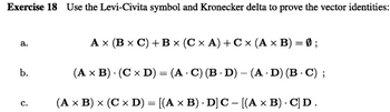 Answered: Use The Levi-Civita Symbol And… | Bartleby