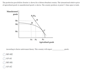 Answered: The Production Possibilities Frontier… | Bartleby