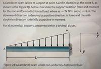 Answered: A B. Y Figure Q4: A Cantilever Beam… | Bartleby