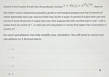 Answered: Country A And Country B Both Have The… | Bartleby