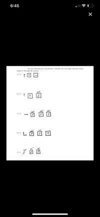 6:45
makes it through the system.
a) Sa
by S
c) So
d) S
For the following sets of polarizers, calculate the total light intensity which
→ 西西西
西西区
品
x