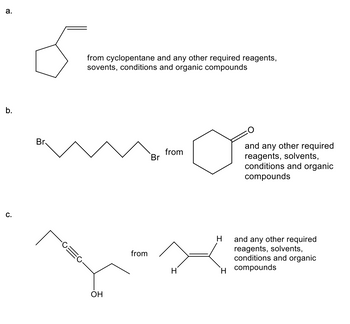 Answered: A. B. C. Br. C From Cyclopentane And… | Bartleby