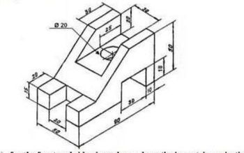 Answered: Draw the frontside and topview the… | bartleby