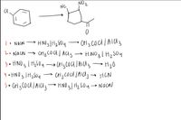 NO2
NC
a.
HNO3 ] Ha8Oy
→ CHz CO al AU3
|• NacN
ho NacN
HNO3 l H2SO4
3• HNO3 I H2SO4
H20
>
Y •HNO3
HCN
so CH3 COU lAIcl3→ → NacN
HNO 3/ Hz SOy
