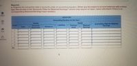 Required
a. Organize the transaction data in accounts under an accounting equation. (Enter any decreases to account balances with a minus
sign. Not all cells in the "Accounts Titles for Retained Earnings" column may require an input - leave cells blank if there is no
corresponding Retained Earnings input needed.)
nts
eBook
LEACH INC.
Accounting Equation for the Year 1
Assets
Equity
Accounting Titles for Retained
Earnings
Hint
Event
Accounts
Liabilities
Common
Retained
Cash
Allowance
+
Receivable
stock
Earnings
+
+
1.
Print
+
2.
+
+
3.
eferences
4.
+
+
5.
6.
+
Bal.
