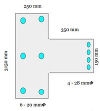 250 mm
350 mm
4 - 28 mm
ø
6- 20 mmø
3150 mm
150 mm
