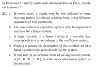 Answered In Exercises 21 and 22 mark each bartleby