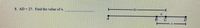 8. AD = 27. Find the value of x.
