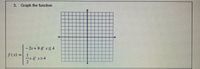 3. Graph the function.
|- 2r+ 8 if xS4
7(() = 1
