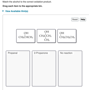 Answered: Match the alcohol to the correct… | bartleby