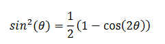 Answered: sin² (0) = (1 - (1 - cos(20)) | bartleby