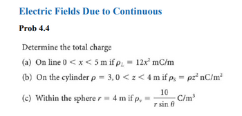 Answered: Determine The Total Charge (a) On Line… | Bartleby