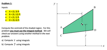 Answered: Problem 1: Inputs: A = (3, 3) Ft B… | Bartleby