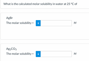 Answered: What Is The Calculated Molar Solubility… | Bartleby