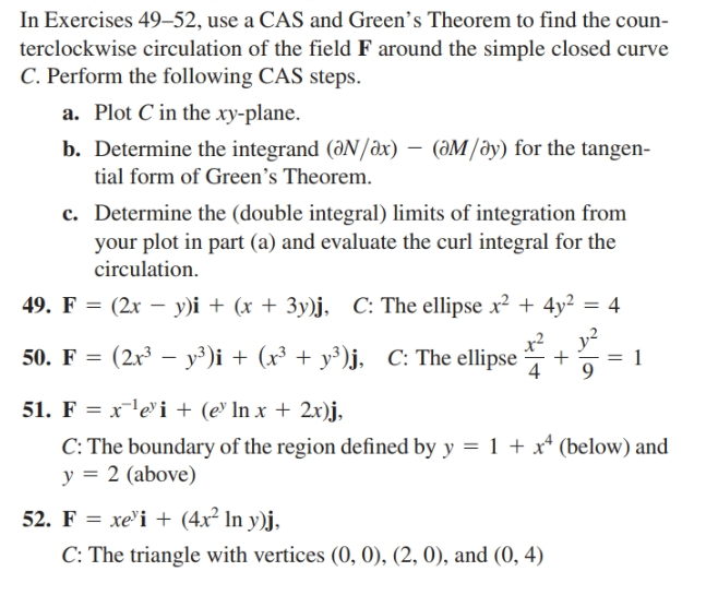 Answered: In Exercises 49–52, Use A CAS And… | Bartleby