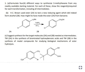 Answered: 1. (a) Formulate four(4) different ways… | bartleby