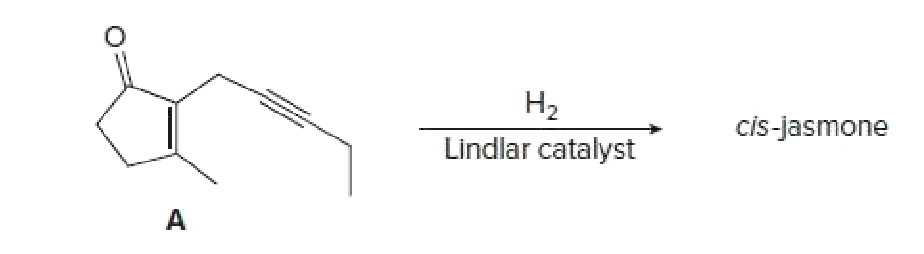 Н2
cis-jasmone
Lindlar catalyst
A
