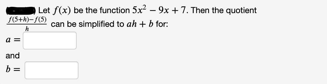 Answered Let F X Be The Function 5x2 9x 7 … Bartleby