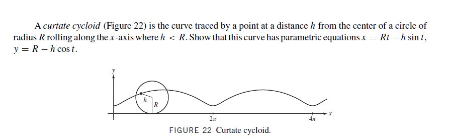 Answered A Curtate Cycloid Figure 22 Is The… Bartleby