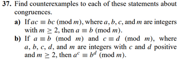 Answered: 37. Find Counterexamples To Each Of… | Bartleby