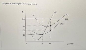 Answered: This Profit-maximizing/loss-minimizing… | Bartleby