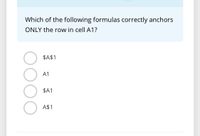 Answered Which of the following formulas bartleby