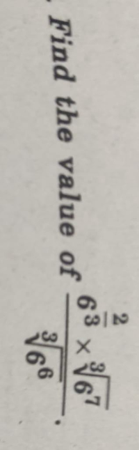 /18
Find the value of
63
9.
66
