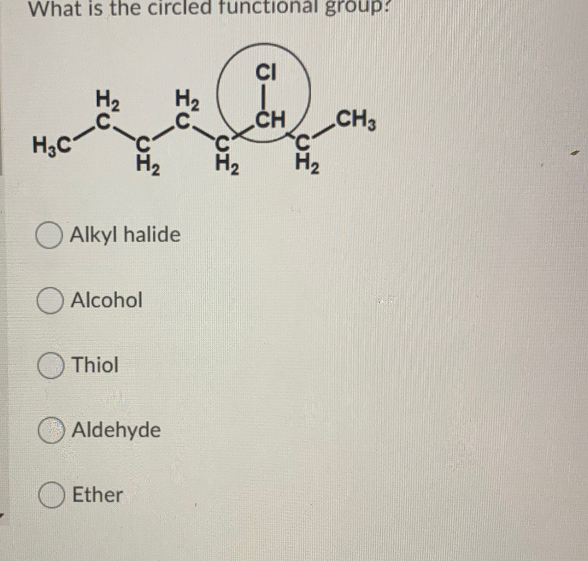 alkyl halide functional group