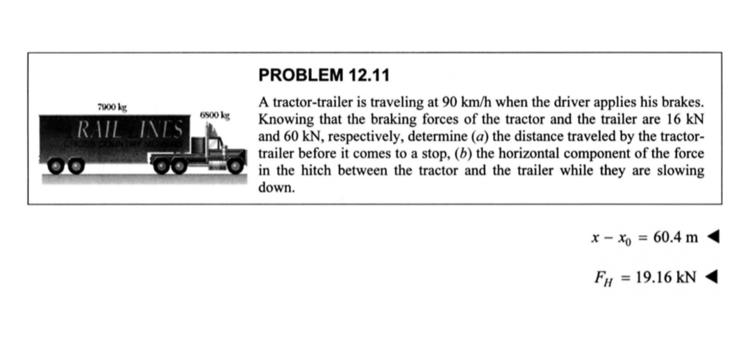 Answered: 7900 Kg RAIL INES 6800 Kg PROBLEM 12.11… | Bartleby