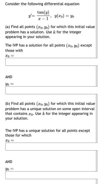 Answered Consider The Following Differential… Bartleby