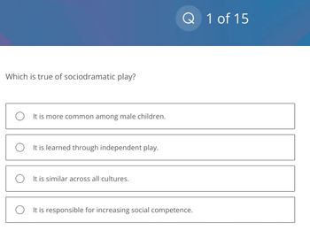 Answered Which is true of sociodramatic play bartleby