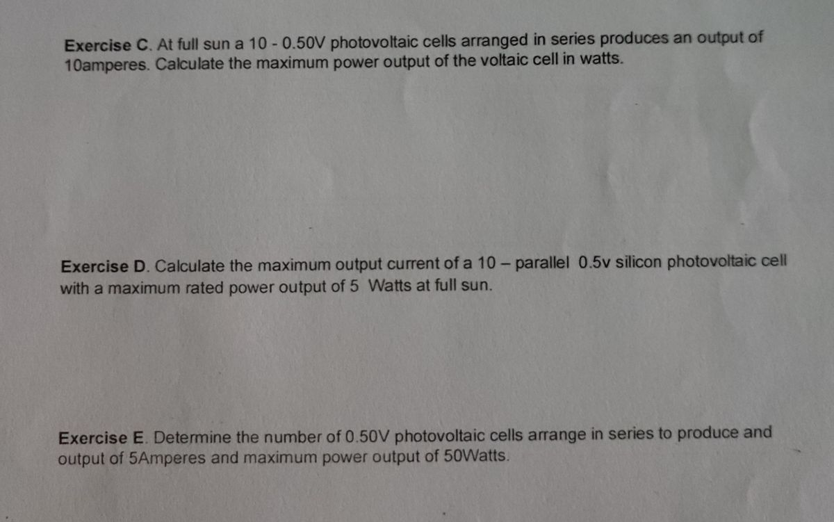 Maximum Rated Output Current