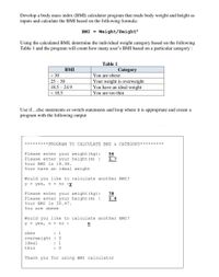 BMI Calculator Application. ->Body mass index (BMI) is a value…, by Shruti  Choudhary