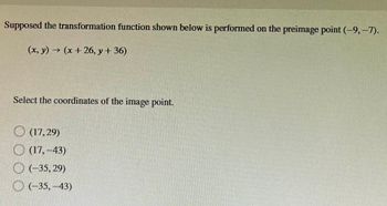 Answered: Supposed The Transformation Function… | Bartleby