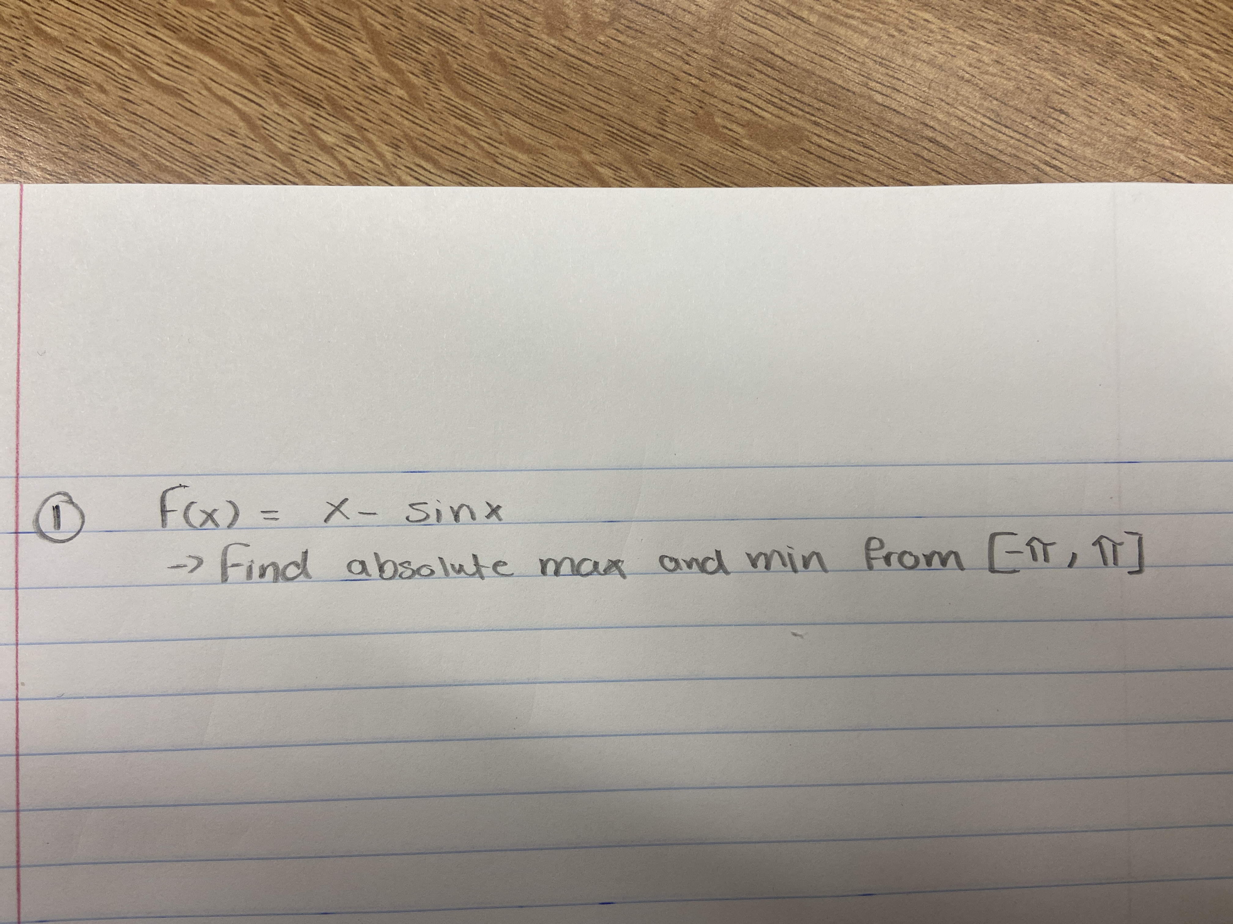 Fx) = メー Sinx
メー Sin×
%3D
Find solute max and min
ab
Prom FT, T7
->
