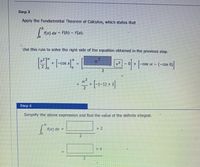 Answered: Step 3 Apply The Fundamental Theorem Of… | Bartleby