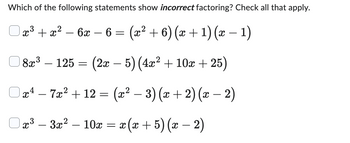 Answered: Which of the following statements show… | bartleby