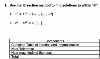 Answered: Use The Bisection Method To Find… | Bartleby